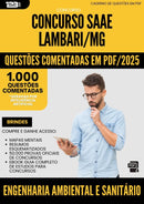 1000 Questões Comentadas para Concurso Engenharia Ambiental E Sanitario Saae da Prefeitura Lambari Mg 2025 - 1000 Questões