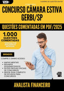 1000 Questões Comentadas para Concurso Analista Financeiro Camara da Prefeitura Estiva Gerbi Sp 2025 - 1000 Questões