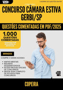 1000 Questões Comentadas para Concurso Copeira Camara da Prefeitura Estiva Gerbi Sp 2025 - 1000 Questões