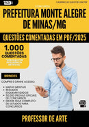 1000 Questões Comentadas para Concurso Professor De Arte Monte da Prefeitura Alegre De Minas Mg 2025 - 1000 Questões