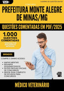 1000 Questões Comentadas para Concurso Medico Veterinario Monte da Prefeitura Alegre De Minas Mg 2025 - 1000 Questões