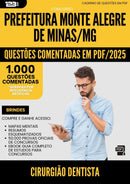 1000 Questões Comentadas para Concurso Cirurgiao Dentista Monte da Prefeitura Alegre De Minas Mg 2025 - 1000 Questões