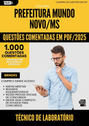 1000 Questões Comentadas para Concurso Tecnico De Laboratorio da Prefeitura Mundo Novo Ms 2025 - 1000 Questões