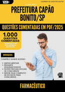 1000 Questões Comentadas para Concurso Farmaceutico Capao da Prefeitura Bonito Sp 2025 - 1000 Questões