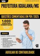 1000 Questões Comentadas para Concurso Auxiliar De Contabilidade da Prefeitura Iguatama Mg 2025 - 1000 Questões