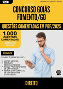 1000 Questões Comentadas para Concurso Direito Goiasfomento 2025 - 1000 Questões