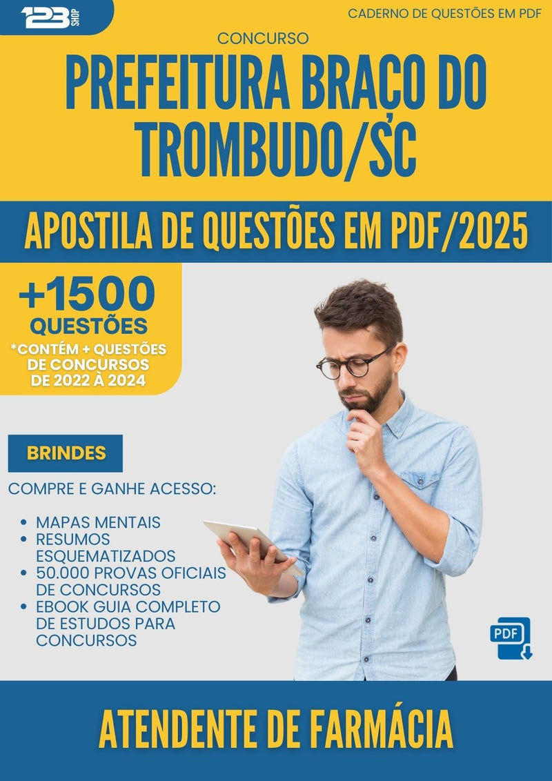 Apostila de Questões para Concurso Desenhista da Prefeitura Rio Do Sul Sc 2025 - Mais de 1.500 Questões