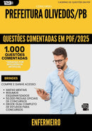1000 Questões Comentadas para Concurso Enfermeiro da Prefeitura Olivedos Pb 2025 - 1000 Questões