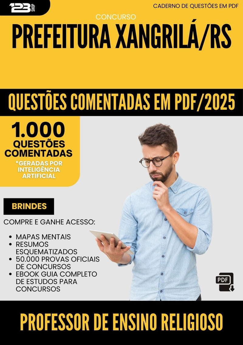 1000 Questões Comentadas para Concurso Professor De Matematica da Prefeitura Sao Lourenco Do Oeste Sc 2025 - 1000 Questões