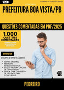 1000 Questões Comentadas para Concurso Pedreiro da Prefeitura Boa Vista Pb 2025 - 1000 Questões