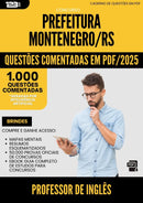1000 Questões Comentadas para Concurso Professor De Ingles da Prefeitura Montenegro Rs 2025 - 1000 Questões