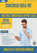 1000 Questões Comentadas para Concurso Analista Ti Desenvolvimento Crea Mt 2025 - 600 Questões