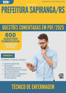 1000 Questões Comentadas para Concurso Tecnico De Enfermagem da Prefeitura Sapiranga Rs 2025 - 600 Questões