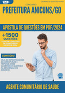 Apostila de Questões para Concurso Agente Comunitario De Saude da Prefeitura Anicuns Go 2024 - Mais de 1.500 Questões