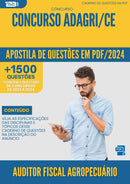 Apostila de Questões para Concurso Auditor Fiscal Agropecuario Adagri Ce 2024 - Mais de 1.500 Questões