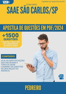 Apostila de Questões para Concurso Pedreiro Saae da Prefeitura Sao Carlos Sp 2024 - Mais de 1.500 Questões