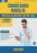 Apostila de Questões para Concurso Contador Camara da Prefeitura Barra Mansa Rj 2024 - Mais de 1.500 Questões
