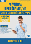Apostila de Questões para Concurso Professor De Aee da Prefeitura Ribeiraozinho Mt 2024 - Mais de 1.500 Questões