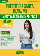 Apostila Teórica para Concurso Biologo da Prefeitura Santa Luzia Mg 2024 - Conteúdo de Acordo com Edital