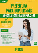 Apostila Teórica para Concurso Pintor da Prefeitura Paraisopolis Mg 2024 - Conteúdo de Acordo com Edital