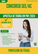 Apostila Teórica para Concurso Professor De Fisica See Ac 2024 - Conteúdo de Acordo com Edital