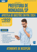 Apostila de Questões para Concurso Atendente De Recepcao Emus da Prefeitura Mongagua Sp 2024 - Mais de 1.500 Questões