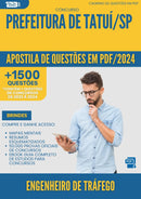 Apostila de Questões para Concurso Engenheiro De Trafego da Prefeitura Tatui Sp 2024 - Mais de 1.500 Questões