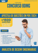Apostila de Questões para Concurso Analista De Desenvolvimento Engenharias Bdmg 2024 - Mais de 1.500 Questões