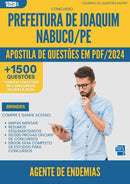 Apostila de Questões para Concurso Agente De Endemias da Prefeitura Joaquim Nabuco Pe 2024 - Mais de 1.500 Questões