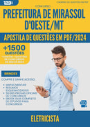 Apostila de Questões para Concurso Eletricista da Prefeitura Mirassol Doeste Mt 2024 - Mais de 1.500 Questões