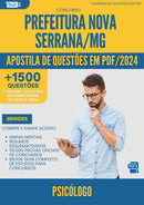 Apostila de Questões para Concurso Psicologo da Prefeitura Nova Serrana Mg 2024 - Mais de 1.500 Questões