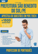 Apostila de Questões para Concurso Professor De Portugues da Prefeitura Sao Benedito Do Sul Pe 2024 - Mais de 1.500 Questões