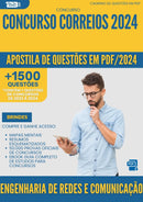 Apostila de Questões para Concurso Engenharia De Redes E Comunicacao Correios 2024 - Mais de 1.500 Questões