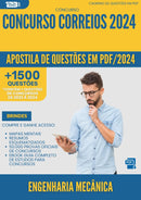 Apostila de Questões para Concurso Engenharia Mecanica Correios 2024 - Mais de 1.500 Questões