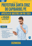 Apostila de Questões para Concurso Cozinheira Santa da Prefeitura Cruz Do Capibaribe Pe 2024 - Mais de 1.500 Questões