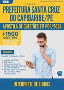 Apostila de Questões para Concurso Interprete De Libras Santa da Prefeitura Cruz Do Capibaribe Pe 2024 - Mais de 1.500 Questões