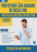 Apostila de Questões para Concurso Tecnico Em Enfermagem Sao Joaquim De da Prefeitura Bicas Mg 2024 - Mais de 1.500 Questões