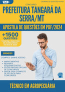 Apostila de Questões para Concurso Tecnico Em Agropecuaria Tangara Da da Prefeitura Serra Mt 2024 - Mais de 1.500 Questões