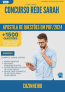 Apostila de Questões para Concurso Cozinheiro Rede Sarah 2024 - Mais de 1.500 Questões