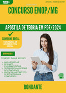 Apostila Teórica para Concurso Rondante Emop Mg 2024 - Conteúdo de Acordo com Edital