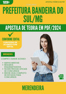 Apostila Teórica para Concurso Merendeira da Prefeitura Bandeira Do Sul Mg 2024 - Conteúdo de Acordo com Edital
