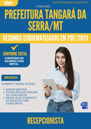 Resumos Esquematizados para Concurso Apostila Recepcionista Tangara Da da Prefeitura Serra Mt 2024 - Conteúdo de Acordo com Edital