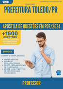 Apostila de Questões para Concurso Professor da Prefeitura Toledo Pr 2024 - Mais de 1.500 Questões