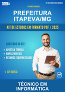 Kit de Estudos para o Concurso Prefeitura Itapeva/MG para Técnico Em Informática