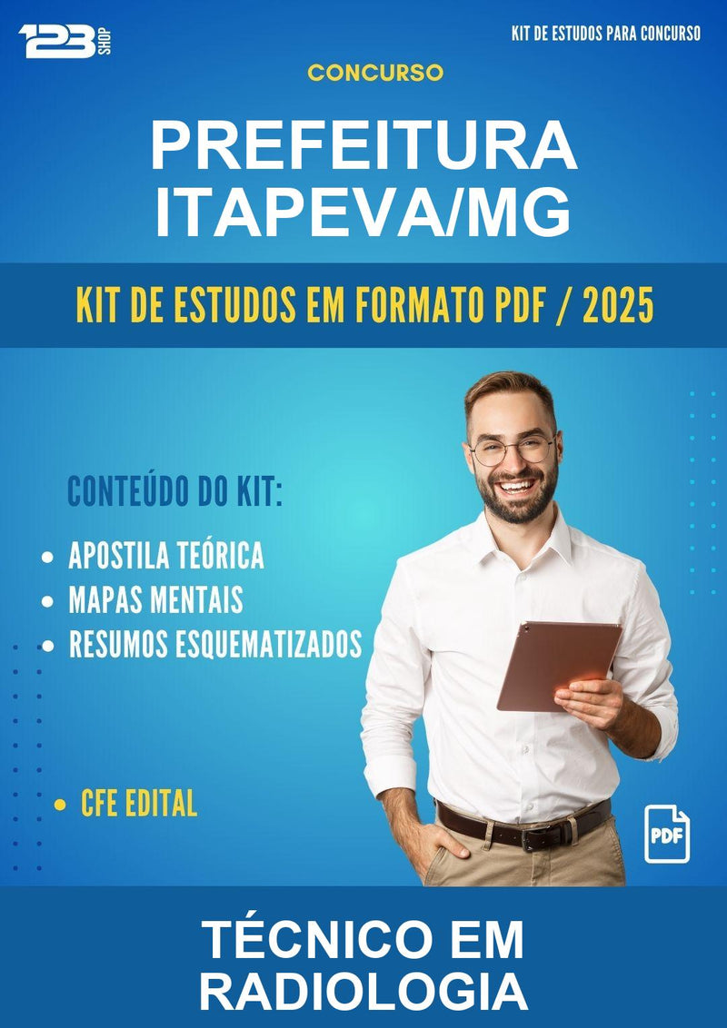 Kit de Estudos para o Concurso Prefeitura Itapeva/MG para Técnico Em Radiologia