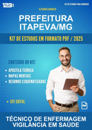 Kit de Estudos para o Concurso Prefeitura Itapeva/MG para Técnico de Enfermagem Vigilância Em Saúde