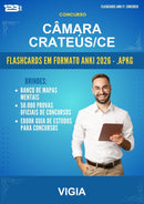 Concurso Câmara Crateús/CE: Flashcards Anki para Vigia - 400 Flashcards | Apostila de Concurso