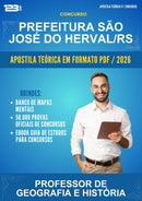Apostila Teórica para o Concurso Prefeitura São José do Herval/RS para Professor de Geografia E História
