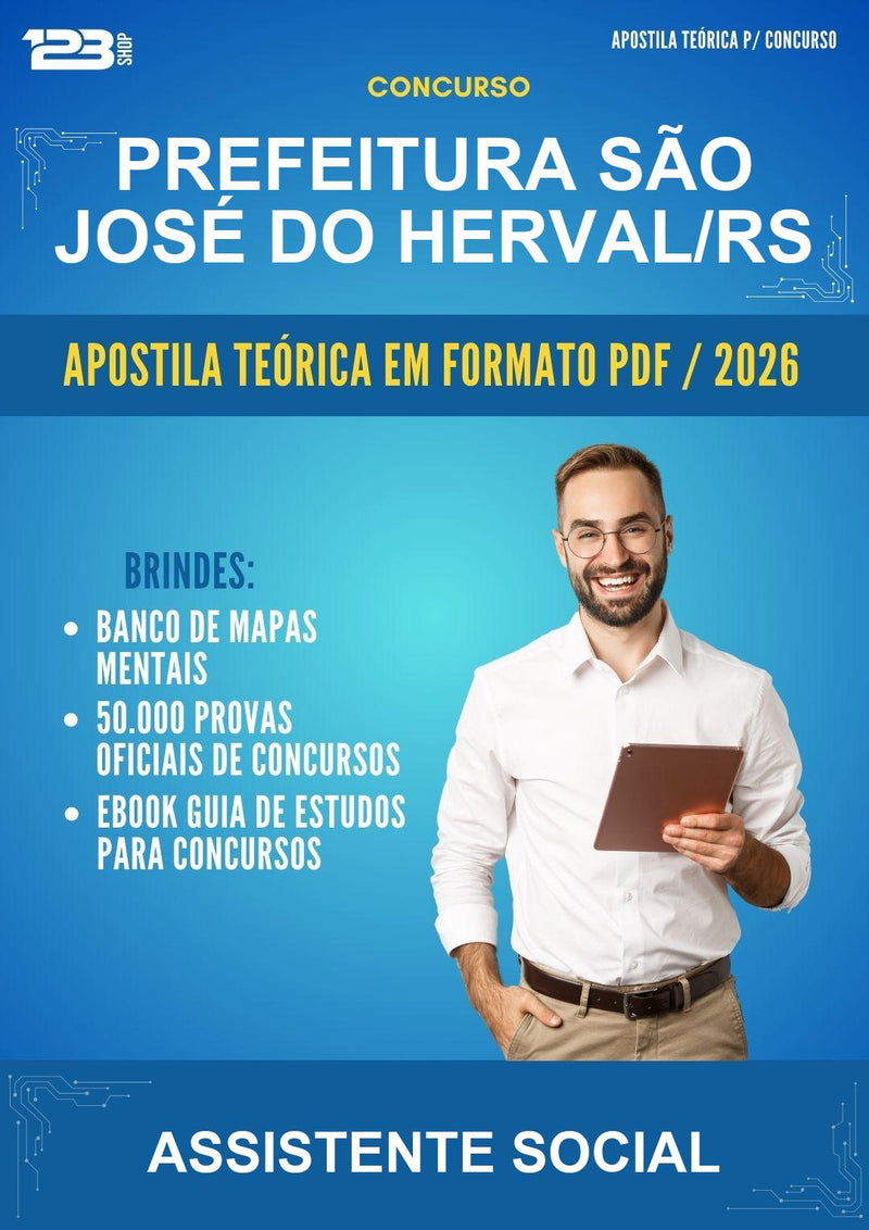 Apostila Teórica para o Concurso Prefeitura São José do Herval/RS para Assistente Social