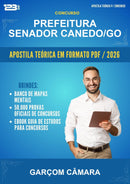 Apostila Teórica para o Concurso Prefeitura Senador Canedo/GO para Garçom Câmara